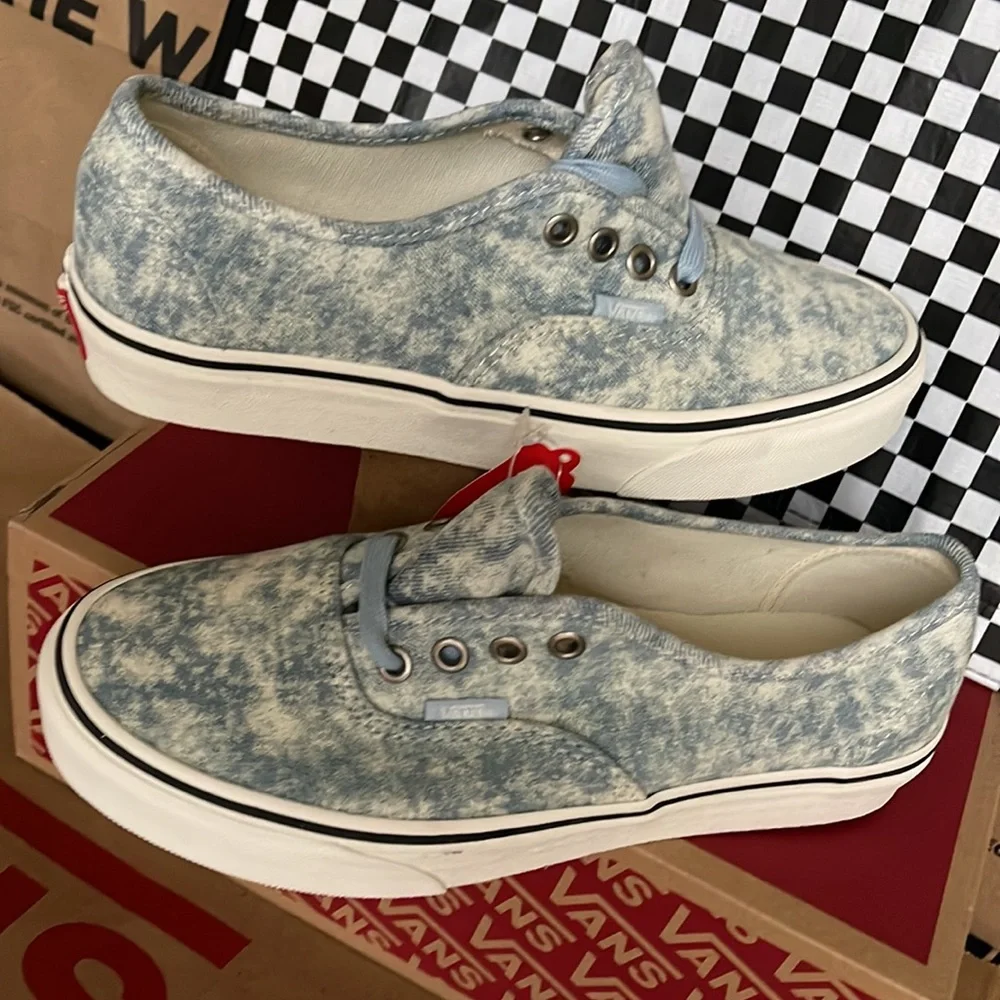 Vans Authentic Denim Destroy Winter Sky/Marshmallow WMNS sneakers - Picture 11 of 16